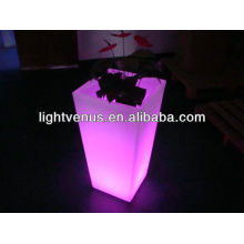 LED подсветка плантатора горшки декоративные мульти цвет изменение светодиодный сад горшок